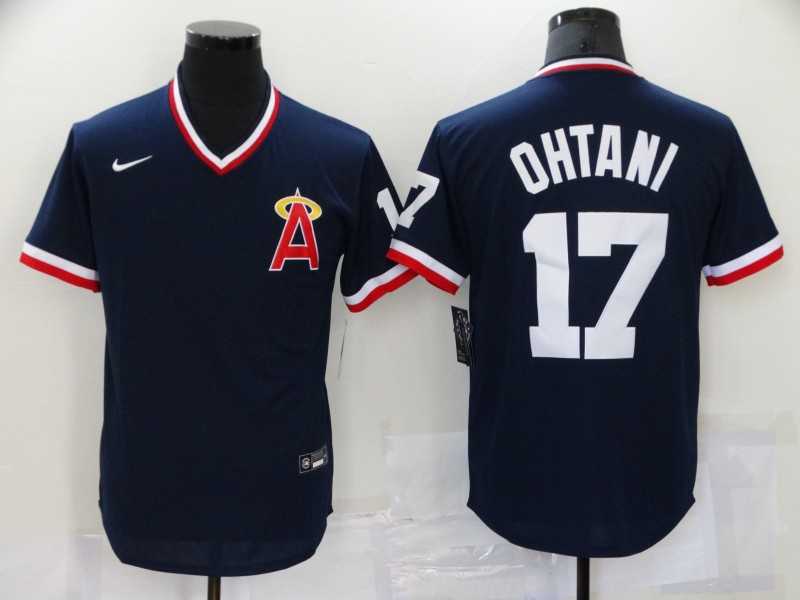 Angels 17 Shohei Ohtani Navy Nike 2021 Throwback Cool Base Jersey,We sell and wholesale Angels 17 Shohei Ohtani Navy Nike 2021 Throwback Cool Base Jersey on line form chian!